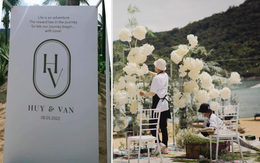 Hé lộ những hình ảnh đầu tiên về lễ cưới bên bờ biển của Ngô Thanh Vân - Huy Trần