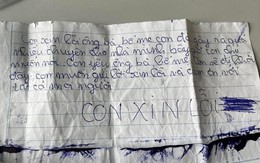 Hải Dương: Nam sinh lớp 8 để lại lá thư xin lỗi gia đình bỏ nhà đi và được công an tìm thấy
