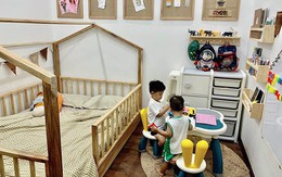 Con trai 3 tuổi đòi mua nhà, bà mẹ ở Đắk Lắk trổ tài làm phòng 15 triệu cho bé ra riêng