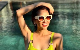 Lã Thanh Huyền diện bikini khoe dáng nóng bỏng khác hẳn trên phim
