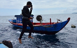 Dòng chảy bất thường cuốn trôi 3 người ở Lý Sơn