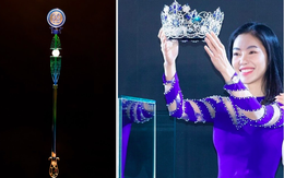 Cận cảnh vương miện đắt đỏ và quyền trượng 'giản dị' của Miss World Vietnam 2022
