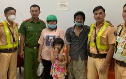 Bé gái 5 tuổi đi lang thang 10 km trước khi gặp CSGT