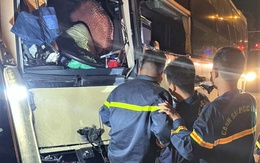 Tài xế xe khách mắc kẹt, tử vong trong cabin sau tai nạn