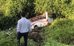 Xe khách chở nhiều trẻ em và phụ nữ lao xuống đèo