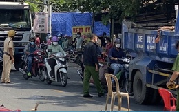 Hai vợ chồng bị xe container cán tử vong ở TP.HCM