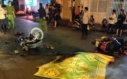Xe máy tông nhau, 2 người tử vong
