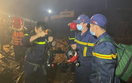 Gần 100 người nỗ lực xuyên đêm tìm kiếm công nhân bị lũ cuốn vào hầm thủy điện