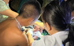 Thanh Hóa: Sản phụ chuyển dạ sinh con ngay trên Quốc lộ 1A