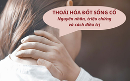 Thoái hóa đốt sống cổ - Nguyên nhân, triệu chứng và cách điều trị