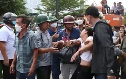 Người chồng khóc thảm thiết khi tìm thấy thi thể 3 mẹ con trong căn nhà cháy ở Ninh Thuận