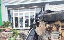Tài xế lái Chevrolet tông vợ chồng chủ tiệm trà, một người chết