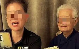 Bà cụ 94 tuổi trở thành công cụ livestream kiếm tiền cho con gái