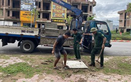 Thanh Hoá: Hàng loạt hố ga mất nắp được khắc phục sau phản ánh