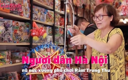 Người dân Hà Nội nô nức xuống phố chơi Rằm Trung Thu