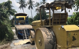 Hy hữu tài xế xe lu ở Bình Dương bị xe lu cán chết