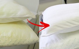 Với 2 cách đơn giản này, ruột gối sẽ nhanh chóng hết vết ố, bẩn