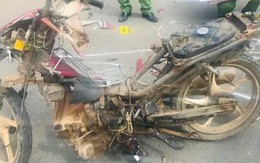 Xe tải tông xe máy, hai người đàn ông tử vong