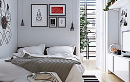 Tư vấn 2 cách bố trí nội thất cho phòng ngủ nhỏ 12m²