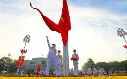 Thiêng liêng nghi Lễ thượng cờ tại Quảng Trường Ba Đình những ngày tháng 9 lịch sử