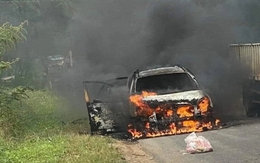 Nối dây điện thử phao xăng, thợ sửa thiêu rụi cả chiếc ô tô