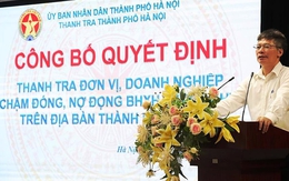 Hà Nội tiến hành thanh tra 105 đơn vị nợ 35,4 tỷ đồng bảo hiểm xã hội