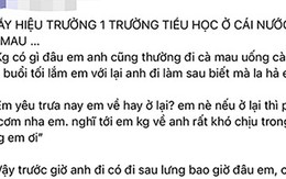 Xác minh thông tin hiệu trưởng nhắn tin 'yêu thương' với nữ giáo viên