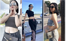 'Chị đẹp đạp gió rẽ sóng' Lệ Quyên U50 'nghiện' crop top khoe eo thon