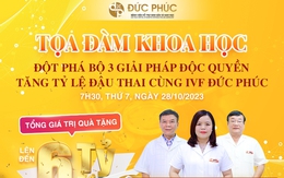 Bệnh viện Đức Phúc tổ chức Tọa đàm khoa học về bộ ba giải pháp độc quyền trong điều trị IVF vào 28/10/2023