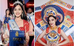 Nông Thúy Hằng có chia sẻ đầu tiên sau khi âm thầm đi thi và giành Á hậu 2 Hoa hậu Hữu nghị Quốc tế