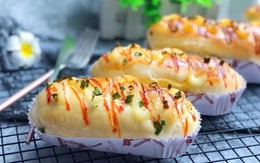 Cách làm bánh mì hành phô mai mềm thơm hấp dẫn