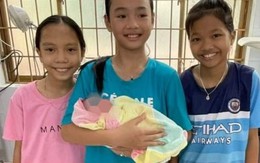 Ba học sinh ‘nhặt được’ bé gái 2 ngày tuổi