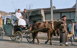 Ảnh cũ nhà Thanh: Cận cảnh "siêu xe" của quý tộc nhà giàu, là biểu tượng cho địa vị và gia thế thời bấy giờ