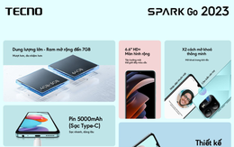 Giá tầm 2 triệu nhưng Tecno Spark Go 2023 cấu hình đủ dùng
