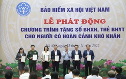 Phát động tặng sổ BHXH, thẻ BHYT cho người có hoàn cảnh khó khăn