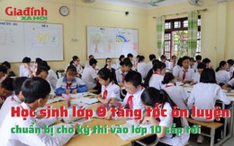 Học sinh tăng tốc ôn luyện chuẩn bị cho kỳ thi vào lớp 10 sắp tới