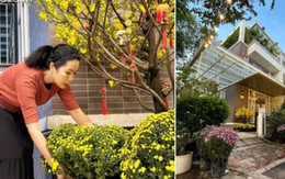 Biệt thự 10 tỷ được chồng tặng của NSƯT Trịnh Kim Chi trang trí lộng lẫy phủ đầy hoa