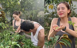 Kỳ Duyên về quê Minh Triệu, xuất hiện cùng bố siêu mẫu