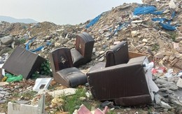 Sau phản ánh của Gia đình và Xã hội, TP Thanh Hóa huy động người, phương tiện dọn bãi rác khổng lồ