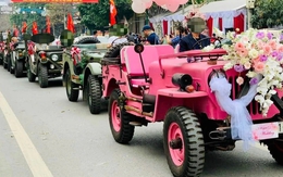 Xác minh đoàn xe Jeep rước dâu tại TP Thái Nguyên