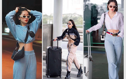 Chi Pu - cô bạn thân của Linh Rin biến sân bay thành sàn catwalk nhờ style cực chất