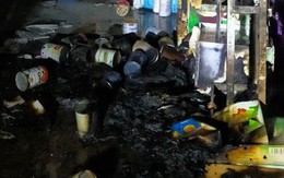 Người đàn ông bịt mặt ném bom xăng khiến nữ chủ cửa hàng bỉm sữa bỏng nặng