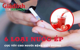 6 loại nước ép tốt cho bệnh nhân tiểu đường