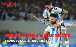 Messi đã ghi 800 bàn thắng như thế nào?