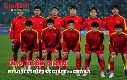 U20 Việt Nam bị loại tiếc nuối vì điều lệ giải