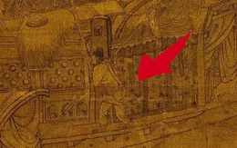 Phóng to bức tranh cổ 1000 năm tuổi, hậu thế đỏ mặt: Cảnh tượng này hơi xấu hổ rồi đó!