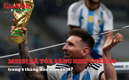Messi đã làm được gì trong 4 tháng đầu năm 2023?