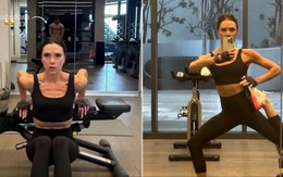 Victoria Beckham đăng ảnh tập gym, fan đổ dồn sự chú ý vào David Beckham