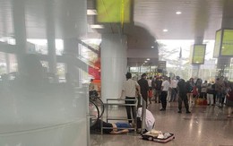 Người đàn ông nước ngoài rơi từ tầng 3 sân bay Nội Bài xuống đất tử vong