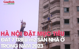 Hà Nội đặt mục tiêu đạt 7 triệu m2 sàn nhà ở trong năm 2023